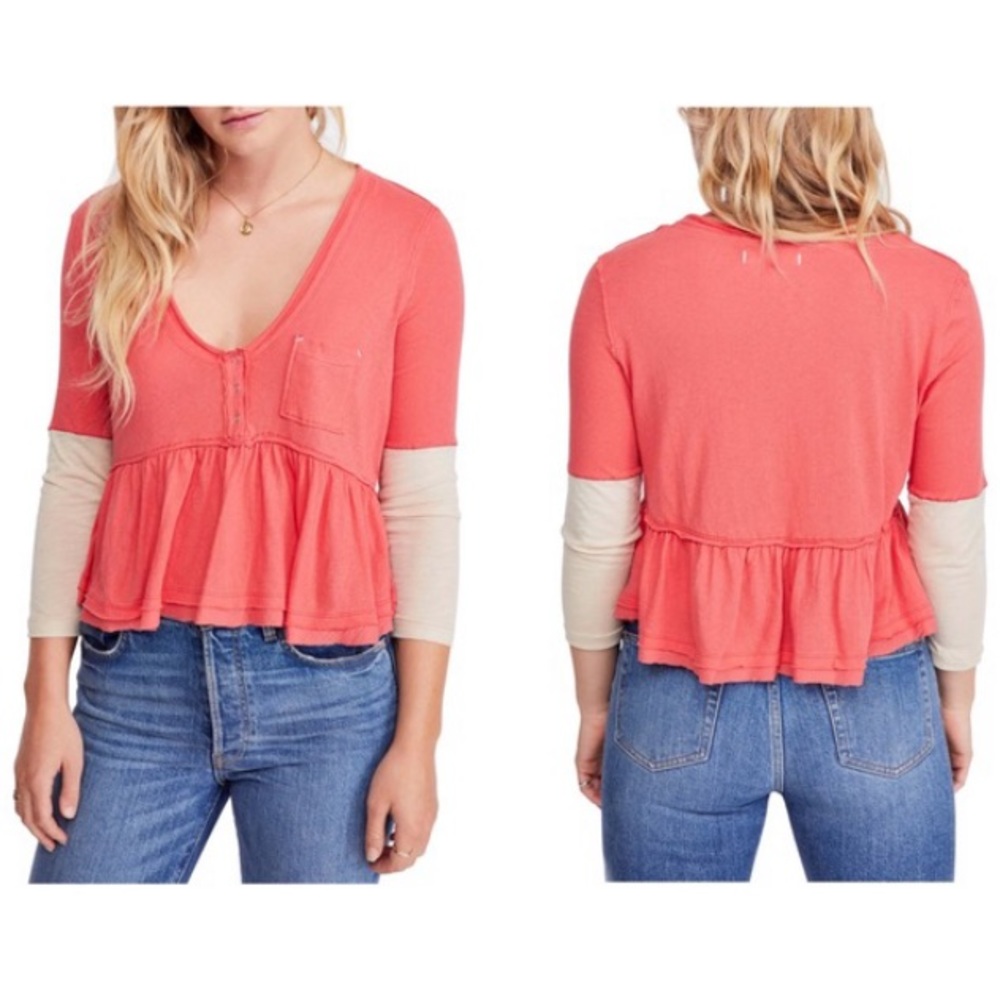 Free People long sleeve shirt